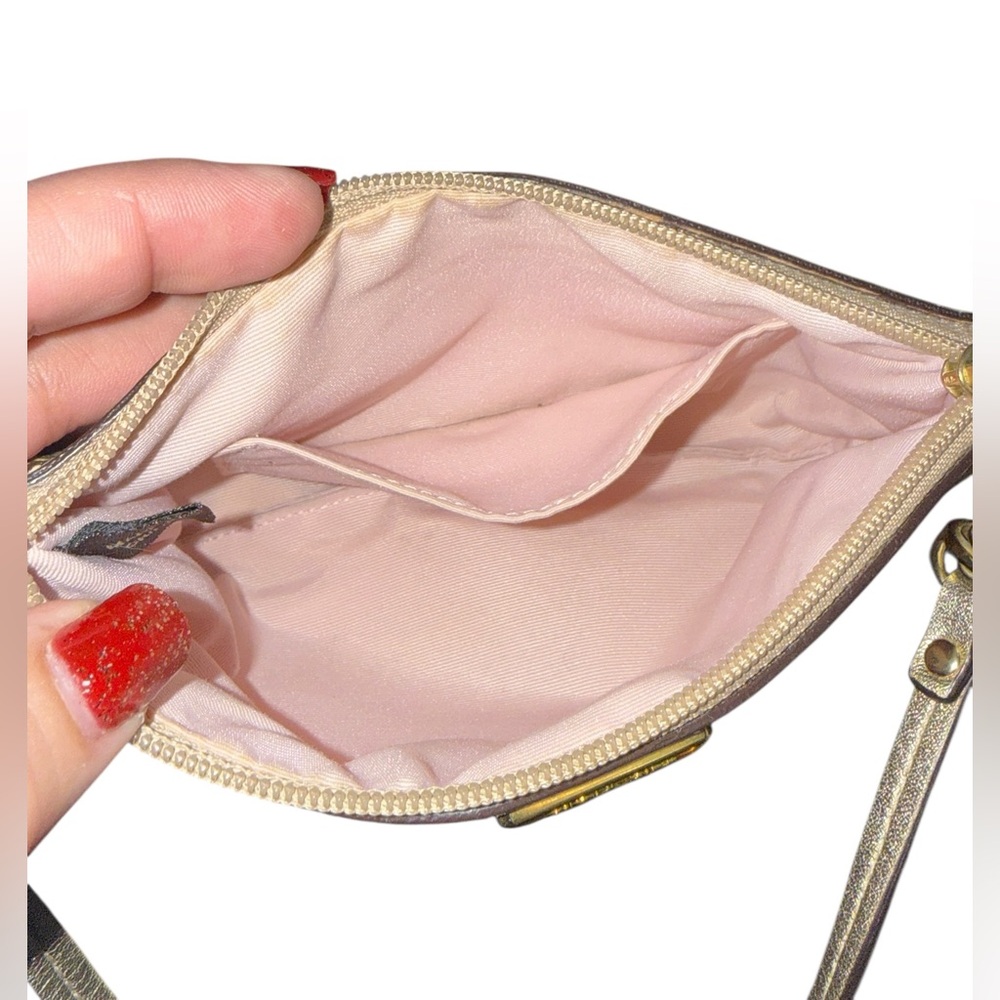 Coach Poppy Kyra Satin Medium Wristlet (EUC) - Picture 6 of 7